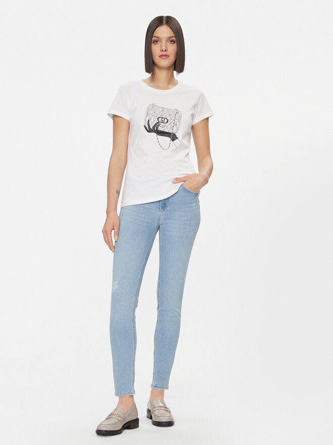 Liu Jo Liu Jo T-Shirt WA4034 JS923 Λευκό Regular Fit