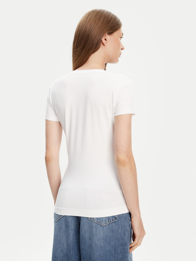 Guess Guess Camiseta W5YI08 J1314 Blanco Regular Fit