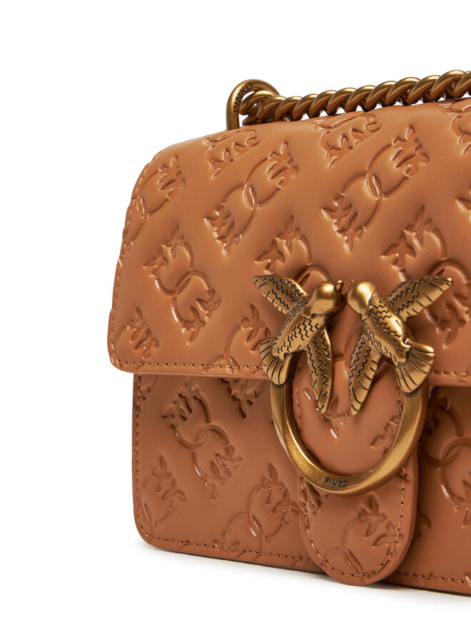 PINKO Сумка PINKO Love One Mini Dc PE 25 PLTT 100074 A1YB Коричневий