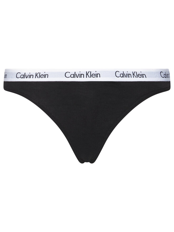 Calvin Klein Underwear Calvin Klein Underwear Στρίνγκ 0000D1617E Μαύρο