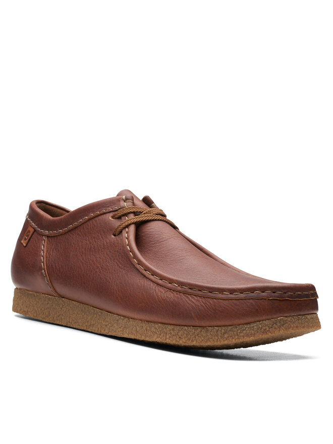 Mokasyny Clarks Shacre II Run 26159431 Brązowy | eobuwie.com.pl