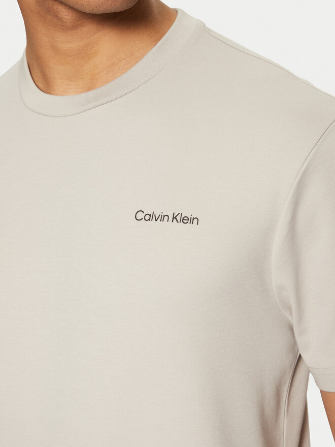 Calvin Klein Calvin Klein T-Shirt Micro Logo K10K109894 Μπεζ Regular Fit