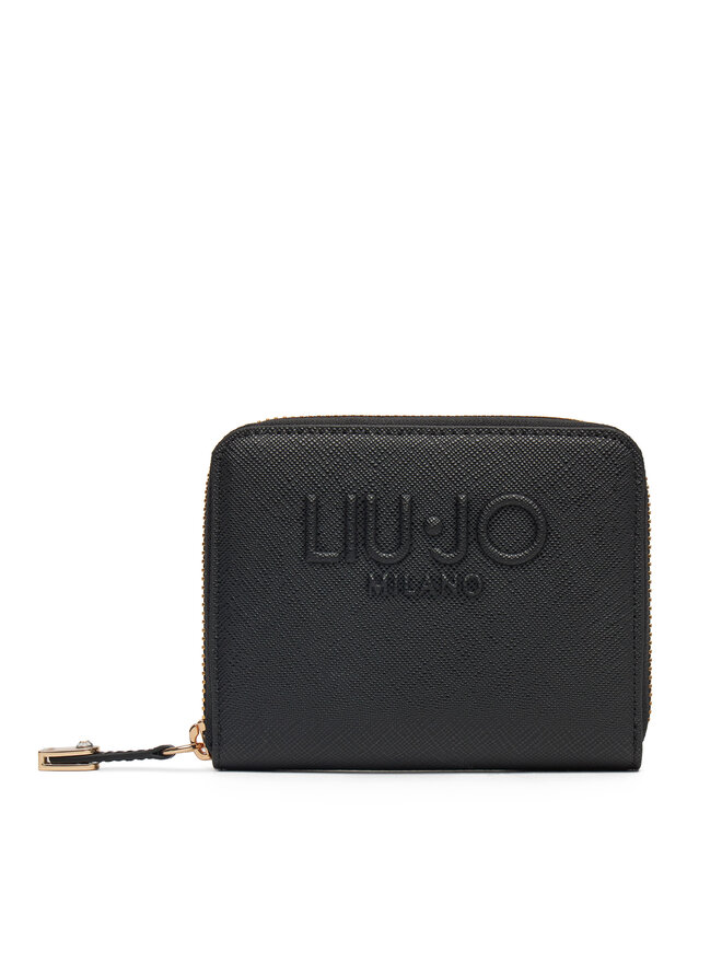 Liu Jo Duży Portfel Damski Liu Jo M Zip Around AA5156 E0058 Czarny