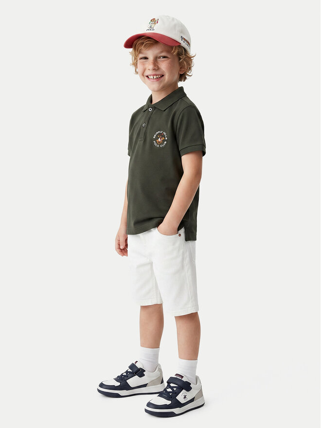 Beverly Hills Polo Club Beverly Hills Polo Club Поло P-SS26B-P42560 Темно-зелений Regular Fit