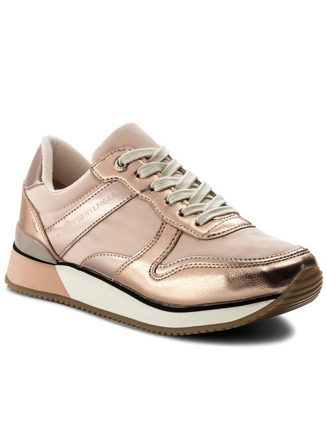 Sneakers Tommy Hilfiger Metallic Sneaker FW0FW02683 Rosa eschuhe