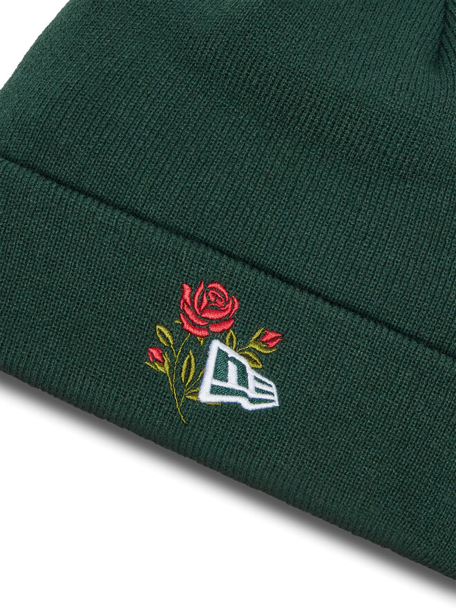 New Era Čiapka New Era Rose Icon Cuff Knit Beanie 60580736 Zelená