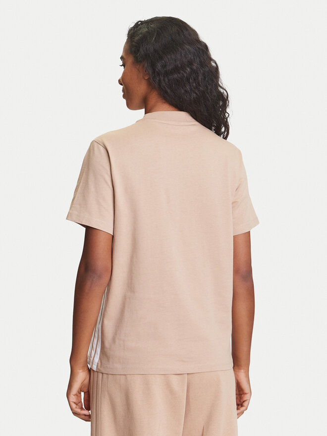 adidas adidas Camiseta Essentials 3-Stripes JX7616 Beis Regular Fit