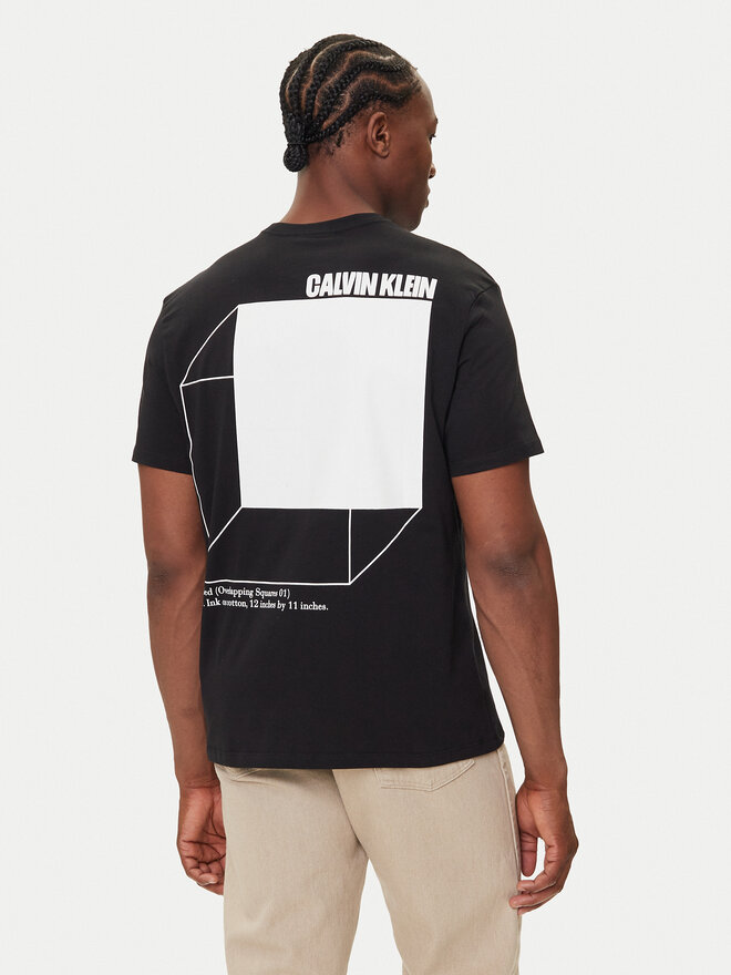 Calvin Klein Jeans Calvin Klein Jeans T-Shirt 3D Box Graphic LV04RC805G Schwarz Regular Fit