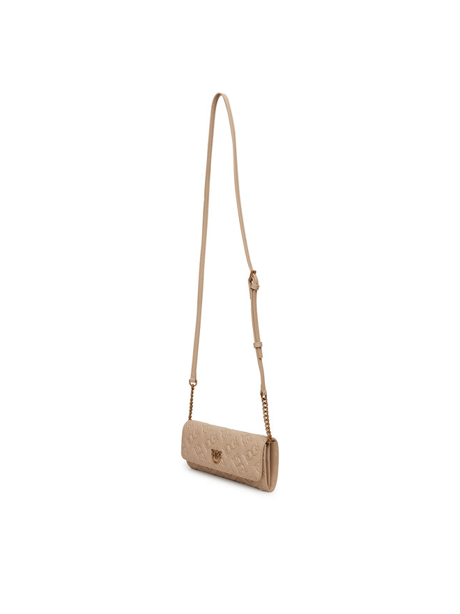 PINKO Великий жіночий гаманець PINKO Love Tiny Birds Wallet C 103765 A1YB Бежевий