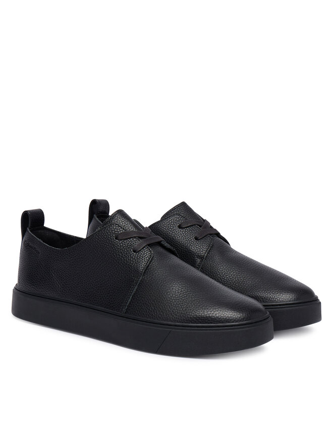 Calvin Klein Halbschuhe Calvin Klein Hybrid Clean Derby Tum Lth HM0HM02185 Schwarz