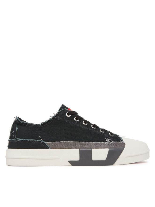 DIESEL Y03552 PR012 HA688 S-D-VERSE SO スニーカー Men's S-D-Verse-Slip-on sneakers in frayed canvas