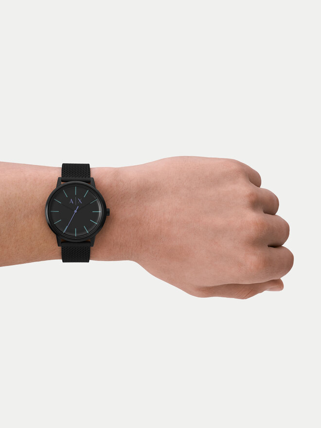 Armani Exchange Часовник Armani Exchange Cayde AX2760 Черен