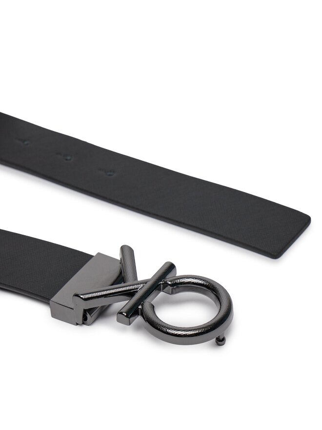 Calvin Klein Ζώνη Ανδρική Calvin Klein Adj Ck Metal Saffiano 35Mm K50K511567 Μαύρο