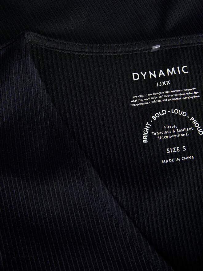 JJXX JJXX T-Shirt Hayden 12249361 Schwarz Slim Fit