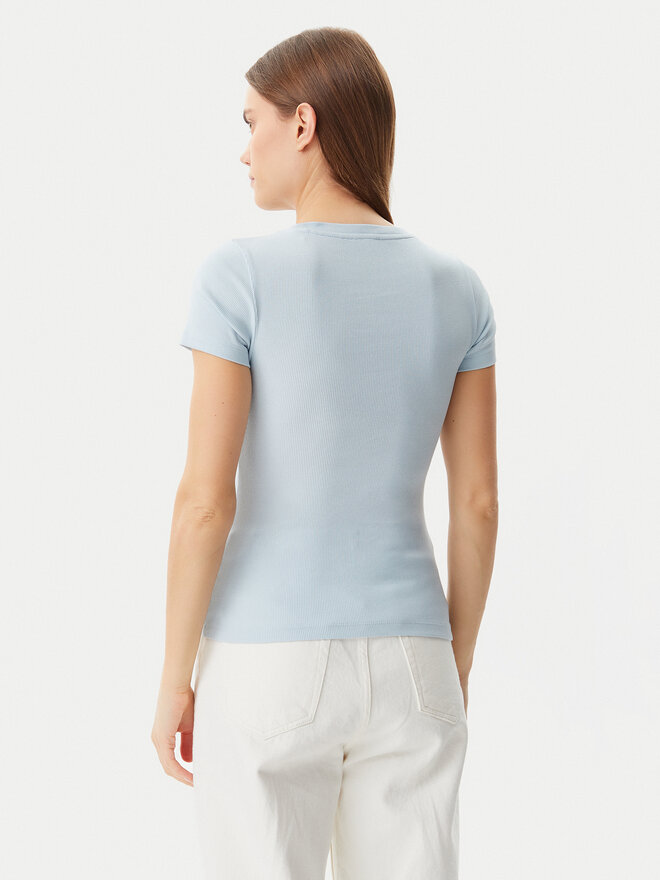 Guess Guess T-shirt W5GP62 KA0H1 Plava Regular Fit