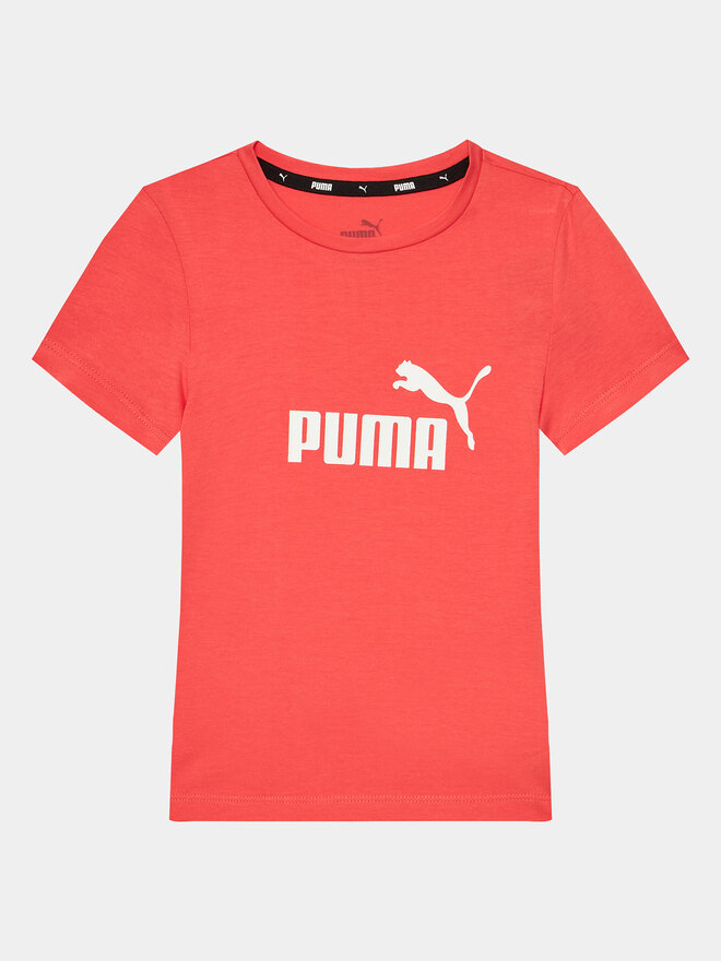 Puma Puma Majica Ess Logo 587029 Rdeča Regular Fit