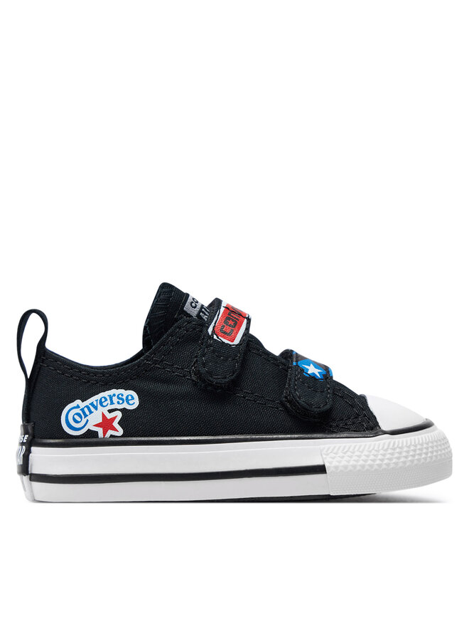 Converse Plátěnky Converse Chuck Taylor All Star Easy On Sticker Stash A06359C Černá