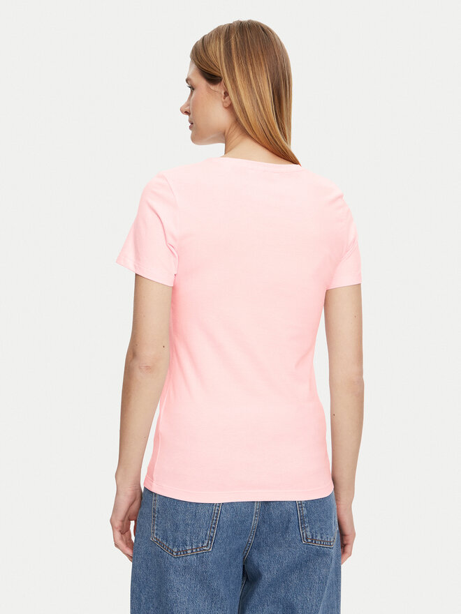 Guess Guess Marškinėliai O5GI02 KBBU1 Rožinė Regular Fit