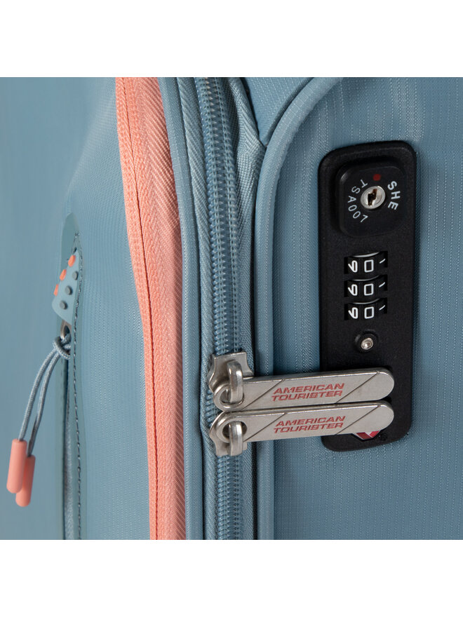 American Tourister Nagy bőrönd American Tourister Lite Volt 134526-7303-1CNU Kék