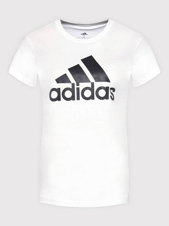adidas adidas T-Shirt Essentials Logo GL0649 Weiß Regular Fit