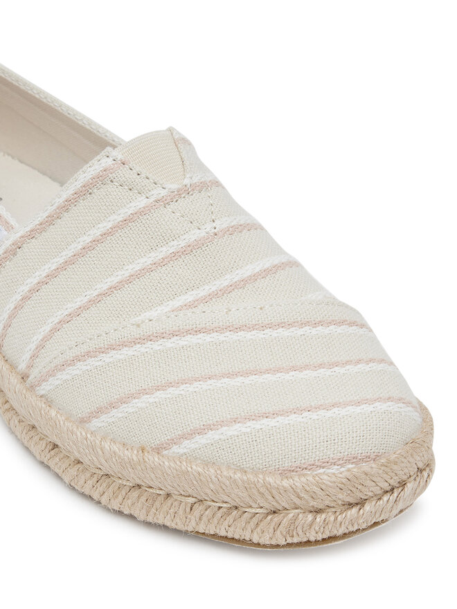 Toms Еспадрильї Toms Natural Woven Stripes 10021816 Бежевий