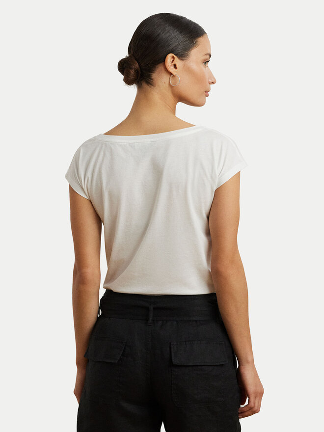 LAUREN RALPH LAUREN LAUREN RALPH LAUREN Camiseta 200971072002 Blanco Relaxed Fit