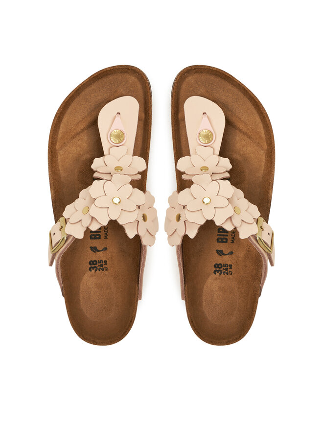 Birkenstock В'єтнамки Birkenstock Gizeh Flowers 1029304 Рожевий
