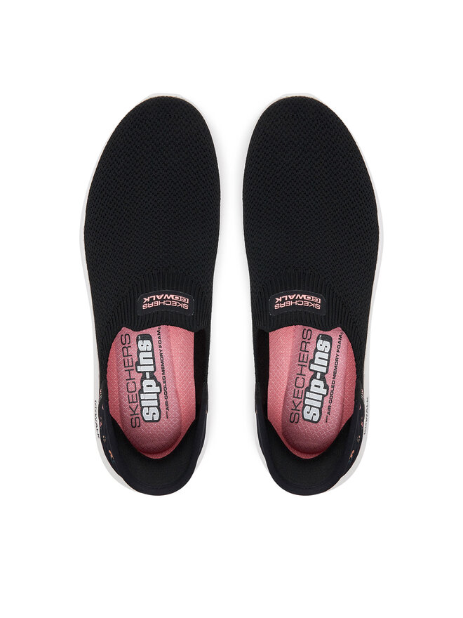 Skechers Sneakers Skechers GOwalk Flex - Sunset Rose 124822/BKPK Schwarz