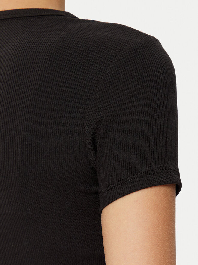 Tommy Jeans Tommy Jeans Marškinėliai DW0DW20463 Juoda Slim Fit