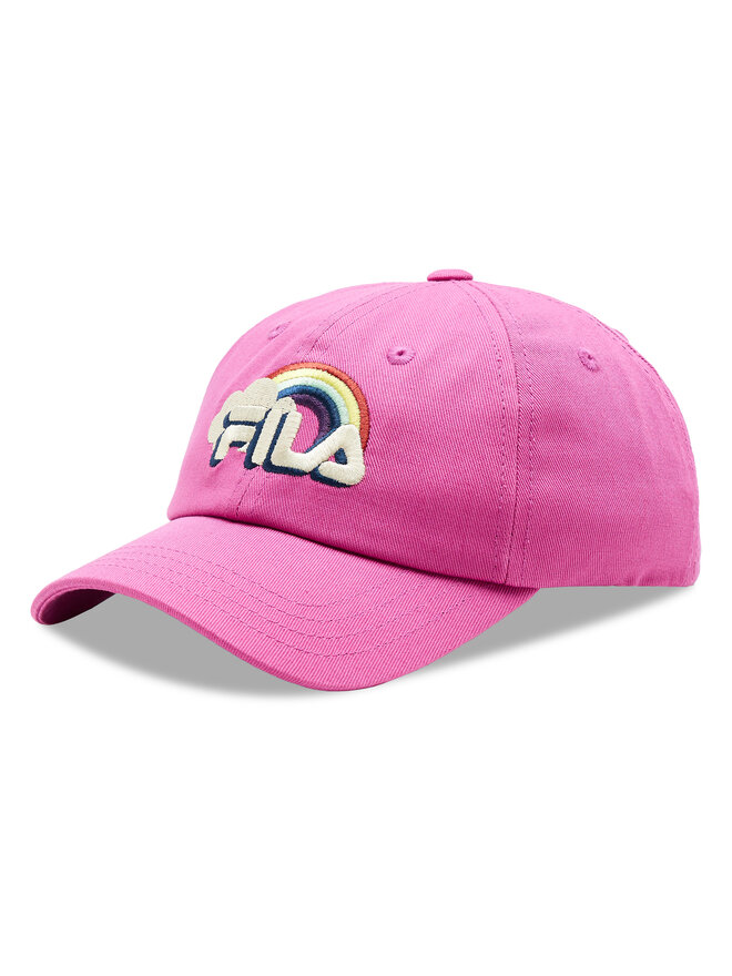 Fila Czapka z daszkiem Fila Butuan Rainbow Kid Dad Cap FCK0015 Fioletowy