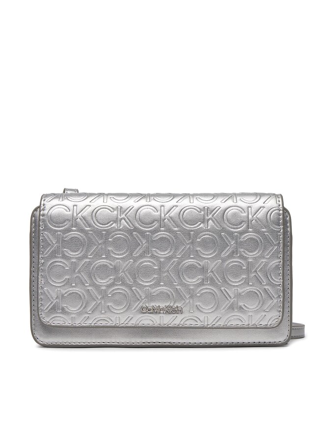 Calvin Klein Torebka Calvin Klein Ck Must Mini Bag_Emb K60K611384 Srebrny