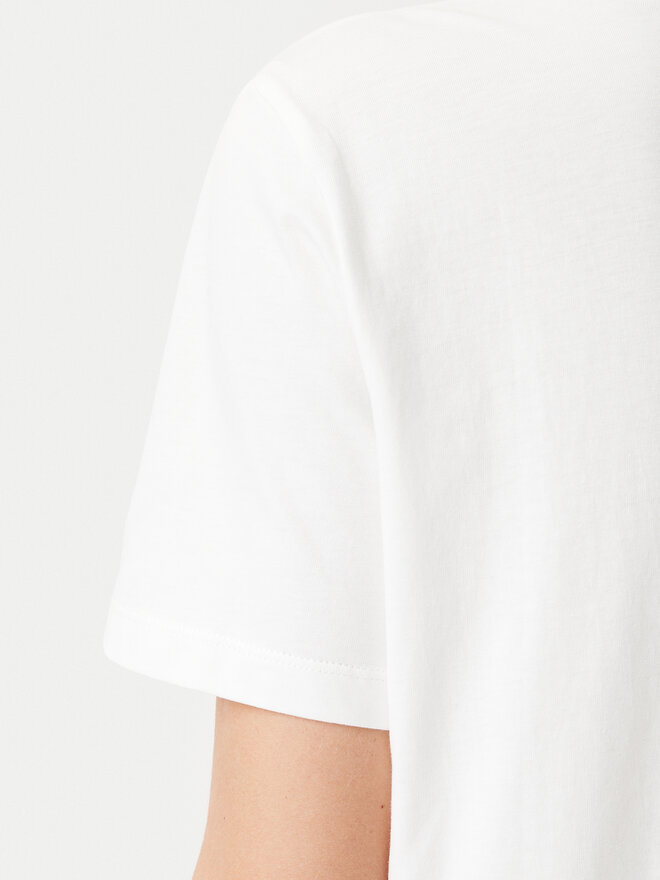 Vila Vila T-Shirt Sybilla 14103247 Λευκό Regular Fit