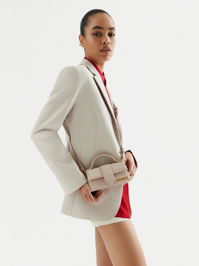 JACQUEMUS Τσάντα JACQUEMUS Le Grand Bambino 213BA007-3071 Μπεζ