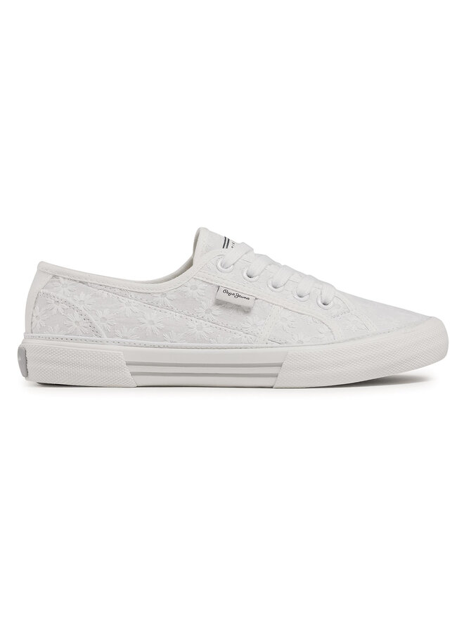 Pepe Jeans Кросівки Pepe Jeans Aberlady Lace PLS31153 Білий