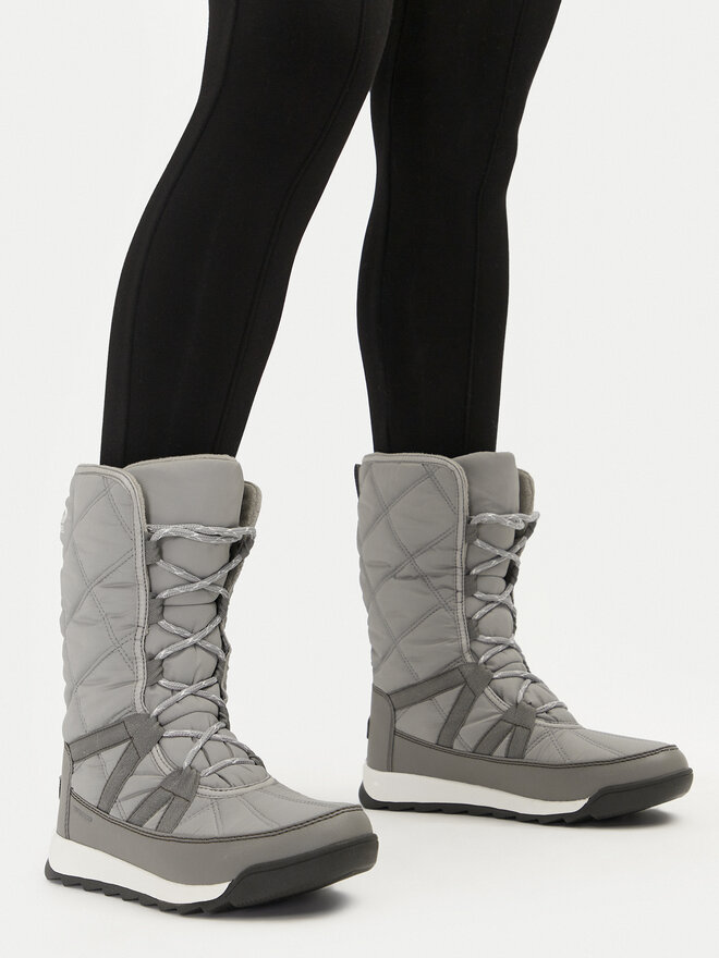 Sorel Μπότες Χιονιού Sorel Whitney™II Plus Tall Lace Wp 2088261061 Γκρι