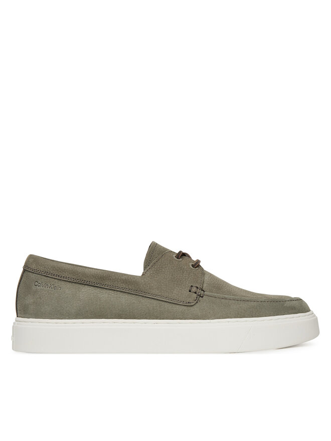 Calvin Klein Туфлі Calvin Klein Hybrid Lace Up Boat Nu HM0HM01892 Сірий