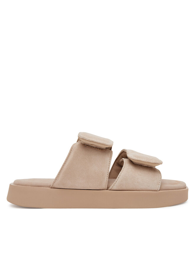 Inuikii Šľapky Inuikii Classic Suede Velcro 70104-128 Béžová