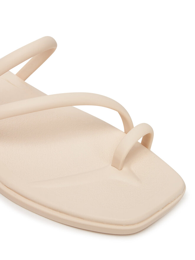 Crocs Chancletas Crocs Miami Toe Loop 209862 Beis