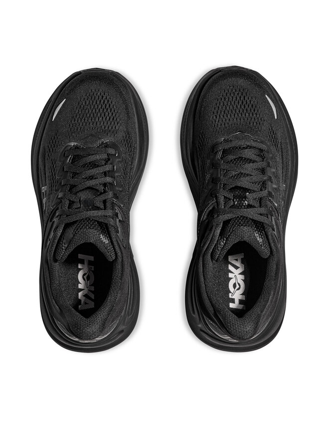 Hoka Běžecké boty Hoka Bondi 9 X-Wide 1162015 Černá
