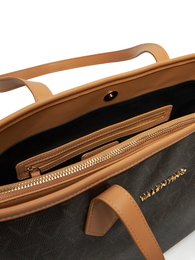 Valentino Τσάντα Valentino Lady Re VBS8GT02 Καφέ