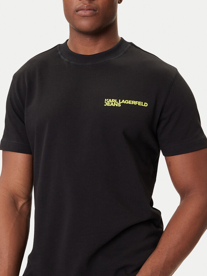 Karl Lagerfeld Jeans Karl Lagerfeld Jeans Camiseta A3M17027 Negro Relaxed Fit