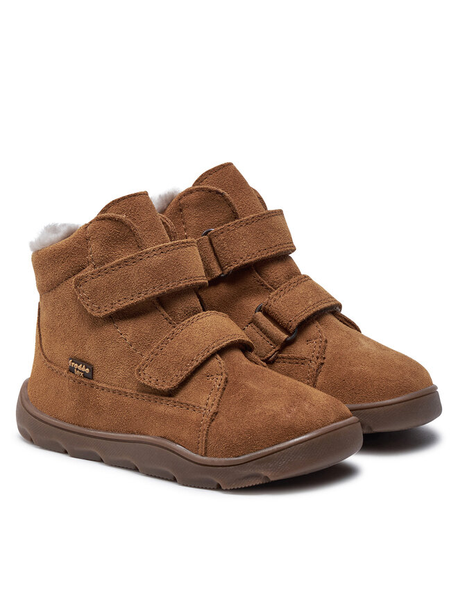 Froddo Μπότες Froddo Zeru Tex Furry Barefoot G2110149-2 S Καφέ