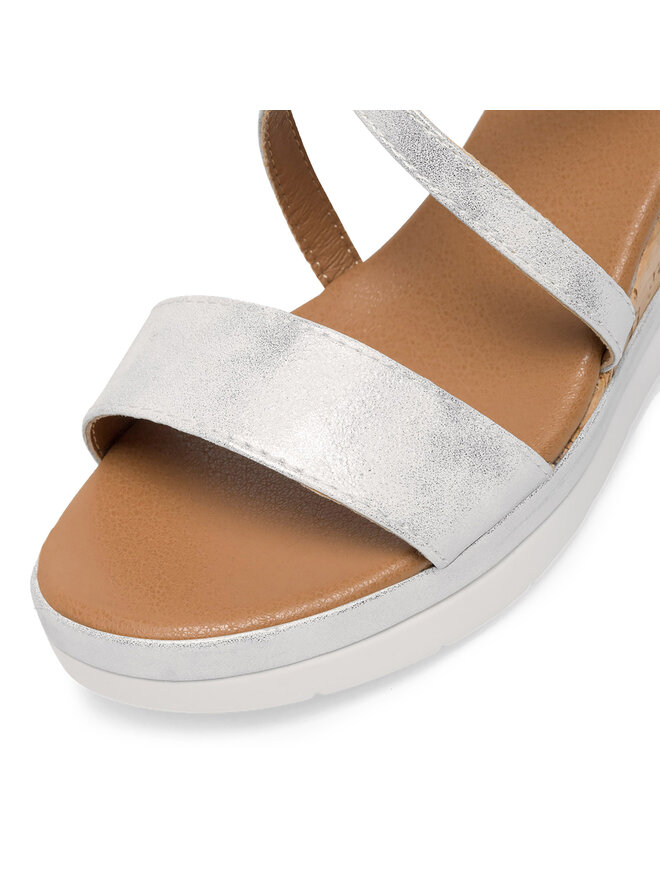 Clara Barson Sandalen Clara Barson GYDA WS216-02 Silberfarben