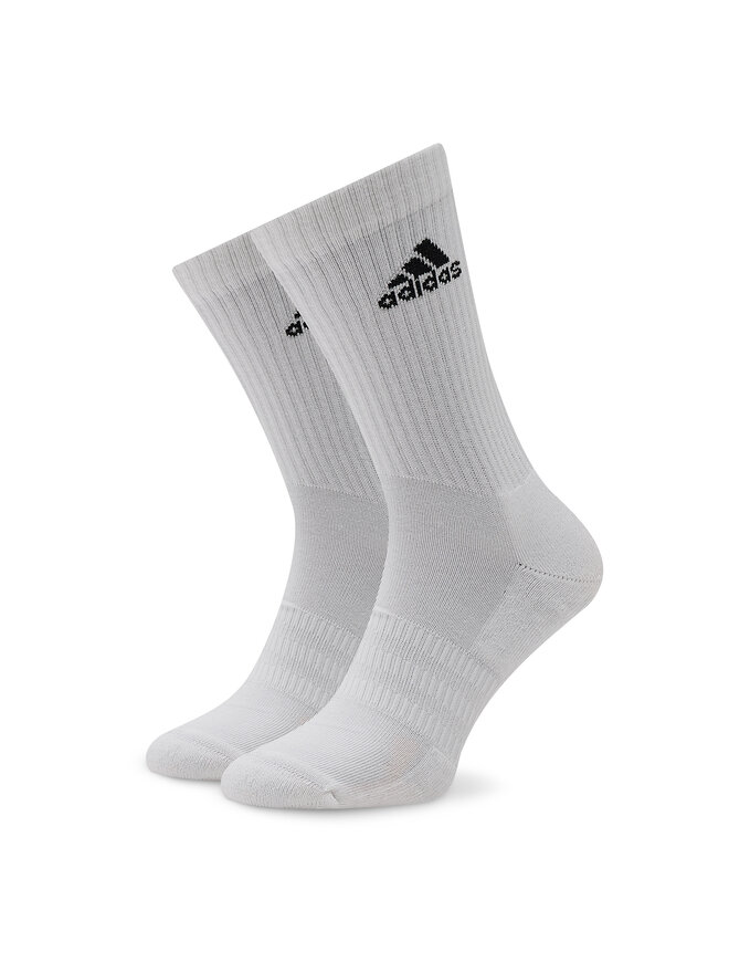 adidas Дълги чорапи adidas Cushioned Crew Socks 3 Pairs HT3446 Бял