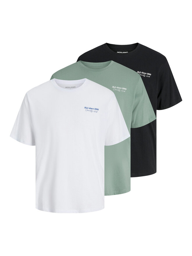 Jack & Jones Jack & Jones Set t-shirt majica﻿ Ninety 12288312 Šarena Relaxed Fit