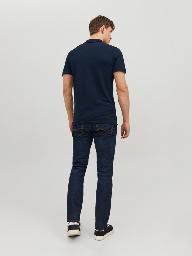 Jack&Jones Jack&Jones Polo Basic 12136516 Σκούρο μπλε Slim Fit
