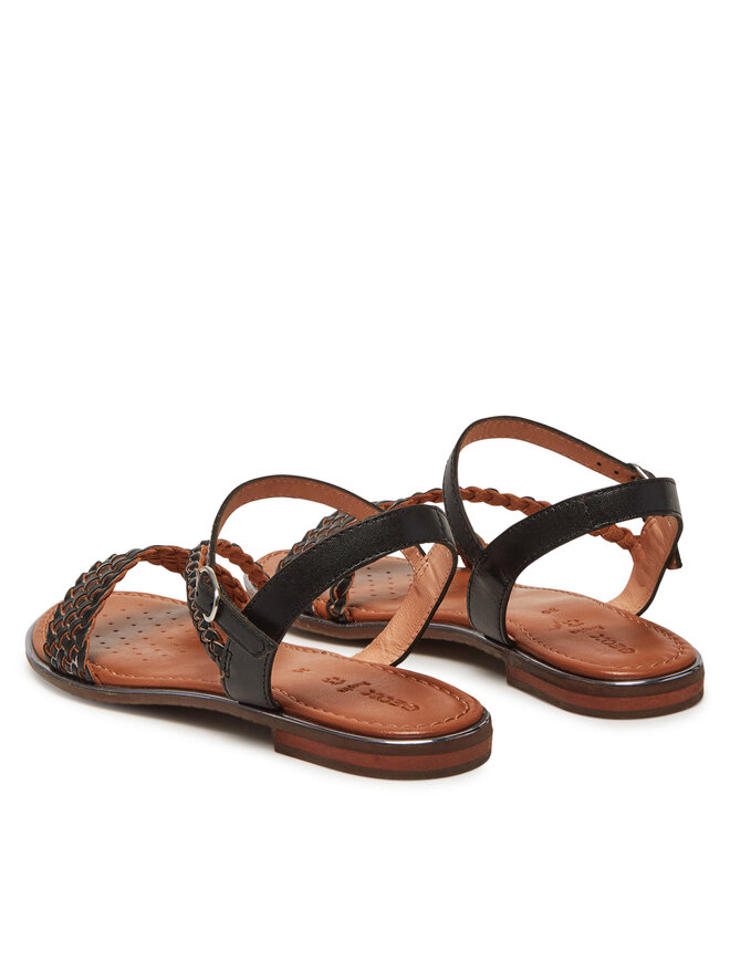 Geox Sandály Geox D Sozy Plus D55DQD 081KY C9B1G Černá