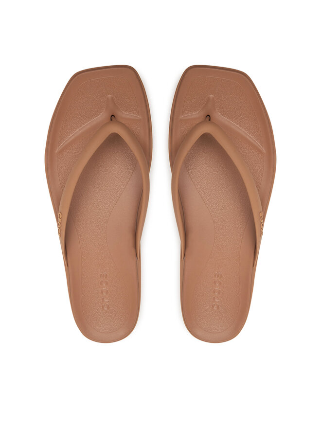 Crocs В'єтнамки Crocs Miami Square Flatform Flip 214161 Коричневий