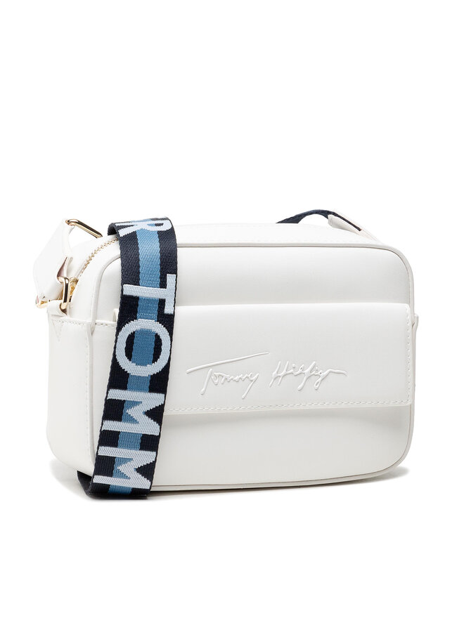 Tommy Hilfiger Сумка Tommy Hilfiger Iconic Tommy Camera Bag Sign AW0AW10958 Білий