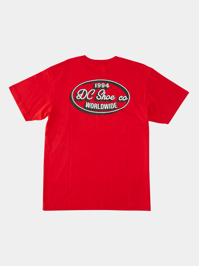 DC DC Camiseta Truckin Tees Rqr7 ADYZT05284 Rojo Regular Fit